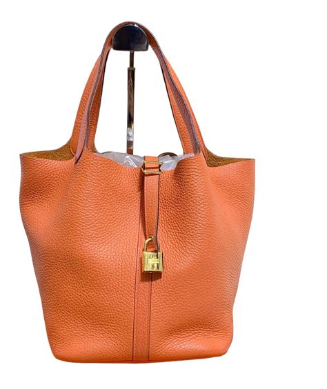 hermes orange picotin|Hermes picotin 22 price 2022.